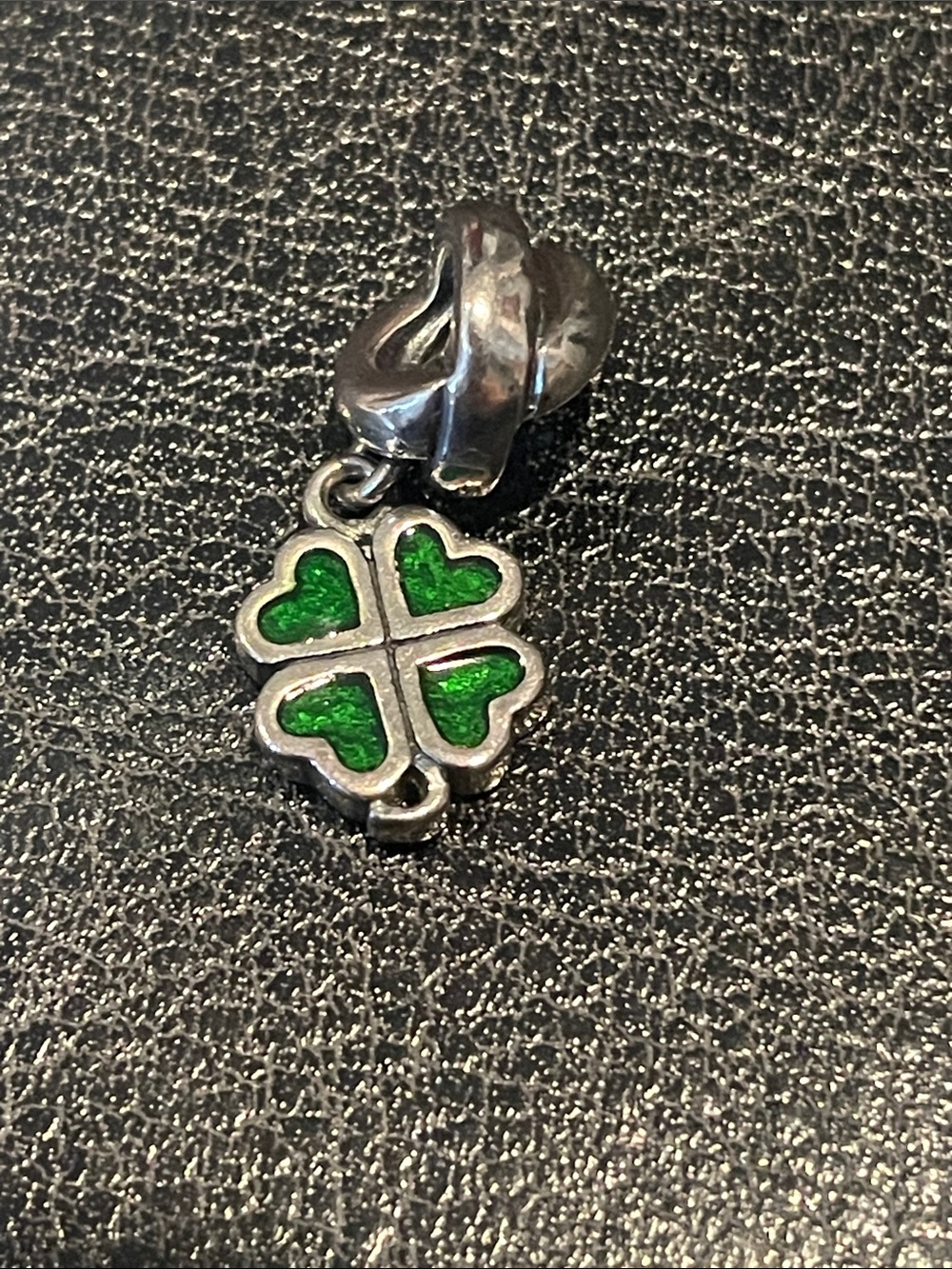 NWT Pandora Shamrock Lucky Clover Charm